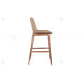 Imported microfiber leather high bar chairs